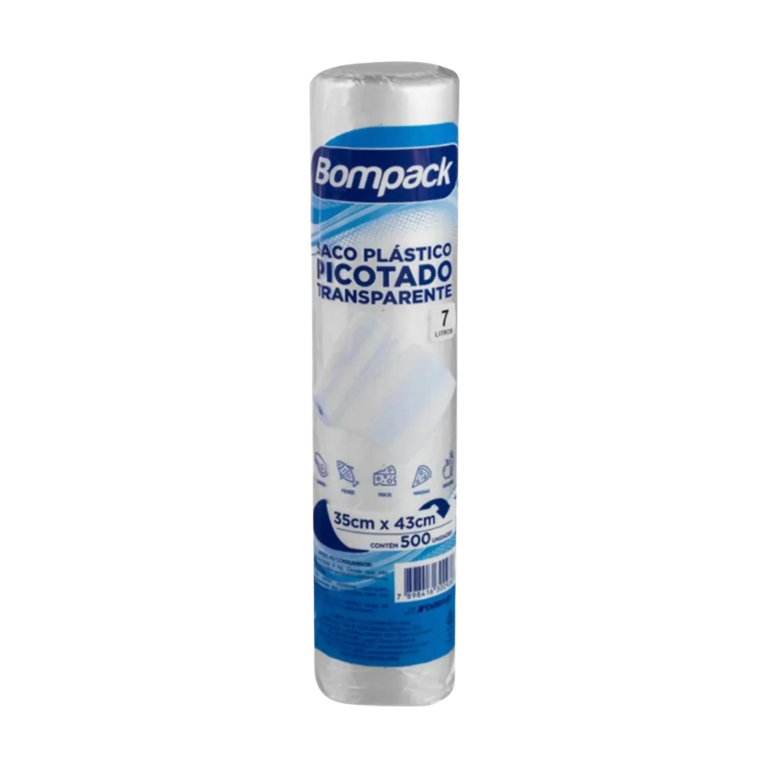 Bobina de saco plástico picotado Bompack